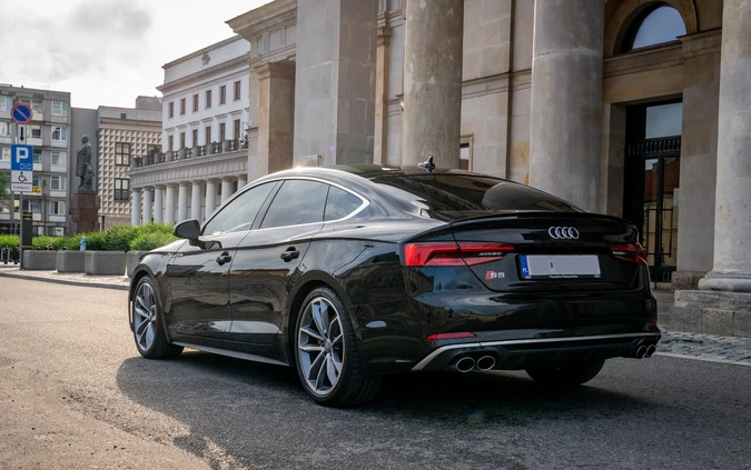 Audi S5 cena 169000 przebieg: 105000, rok produkcji 2018 z Warszawa małe 106
